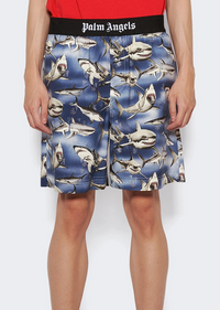 Palm Angels Shark Printed Black/Blue 