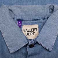 Gallery Dept. Indigo Bartz Shirt Size Small (MSRP: $895.00)