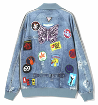 Needles X Midnight Studios Blue Track Jacket Size XL