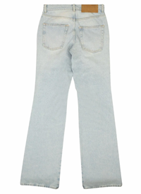 OFF-WHITE Women's Bleach Baby Baggy Chino Light Blue Jeans Size 26