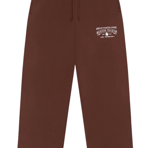 Denim Tears ADG Brown Sweatpants Size XXL