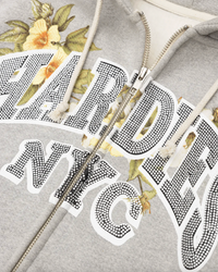 Denim Tears X Hardies NYC Grey Zip-Up Hoodie Size Medium