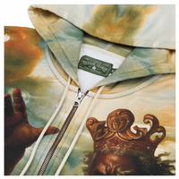 Denim Tears Poseidon's Revenge Multi-Color Zip-Up Hoodie Size Medium