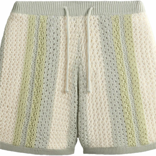 Kith Crochet Green Curtis Shorts - Breath - Size Small