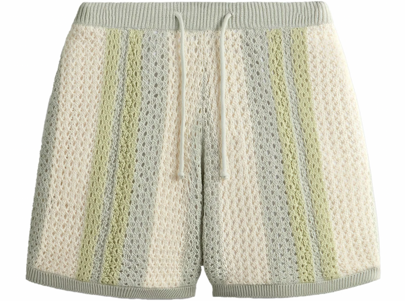 Kith Crochet Green Curtis Shorts - Breath - Size Small
