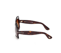 Tom Ford Women's Dark Havana Ren Sunglasses FT1155