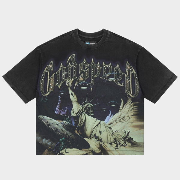 Godspeed The Landing T-Shirt - Black