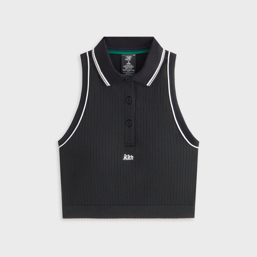 Kith X Wilson Rib Crop Active Polo - Blk XL MSRP: $140
