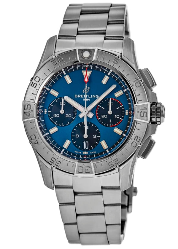 Breitling Avenger B01 Chronograph 42 Blue Dial Men's Watch AB0146101C1A1