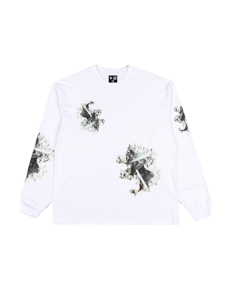 Daniel Arsham X ComplexCon 'Crystals' L/S White T-Shirt