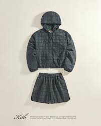Kith Dylan Broderie Logo Jacket - Navy LG (MSRP: $395)