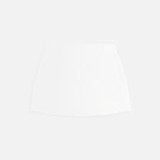 Vera Monogram Towel Skirt - White XS MSRP: $95