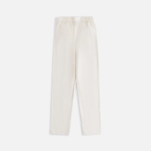 KITH Women's Ida Autograph Monogram Silk Pant - Off White XS MSRP: $185