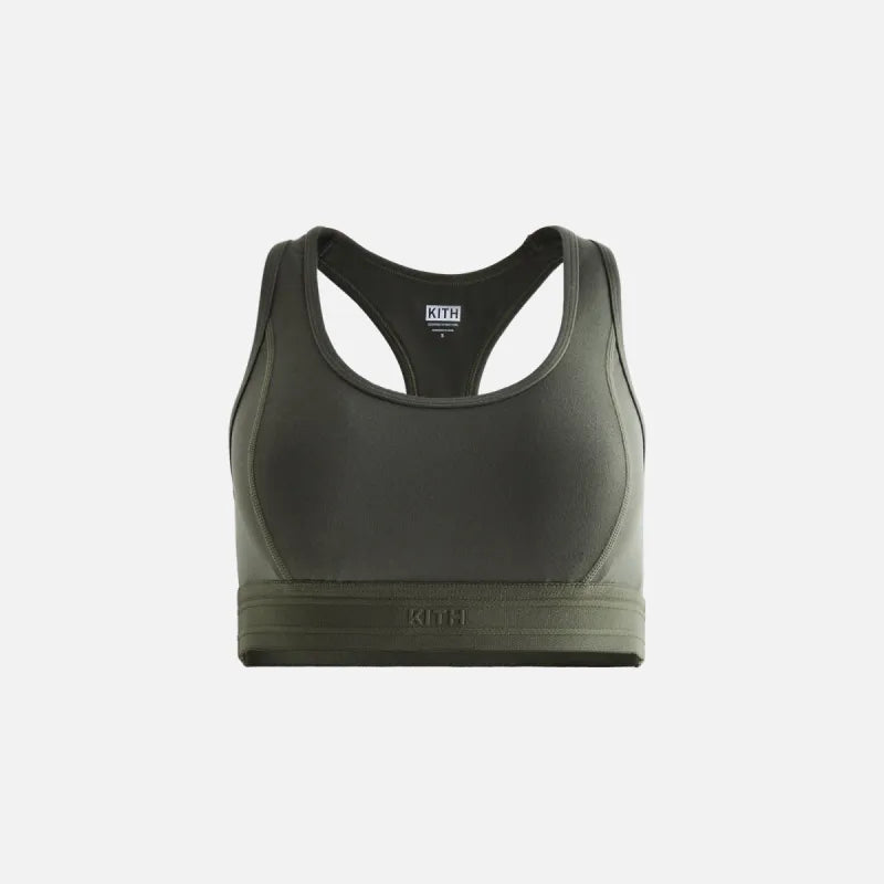 Kith Women's Alex High Impact Bra - Green XS MSRP: $80