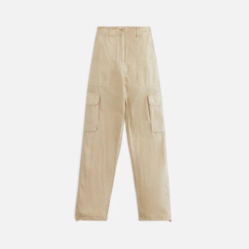Kith Women's Allyn Nylon Mid Rise Cargo - Beige/Khaki 26 MSRP: $210