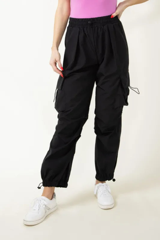 Kith Women's Nuru Sheer Parachute Pant - Blk 25 MSRP: $210