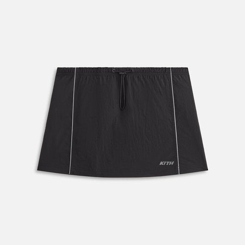 Kith Women's Lowen Nylon Track Skirt - Blk L MSRP: $125
