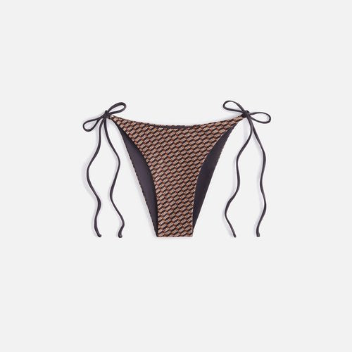 KITH Women's Mae Monogram Tie Bottom - Brown XL MSRP: $85