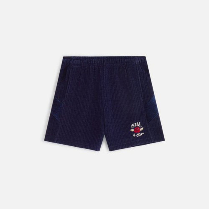 Kith Women's Bonded Pointelle Rayne Short - Navy Size Small