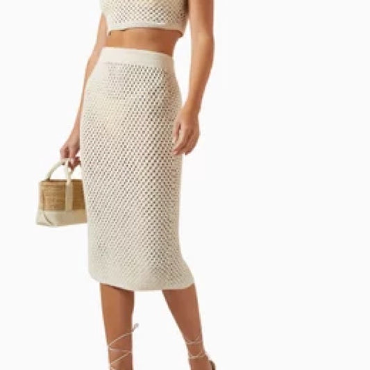 Rhea Midi Skirt XS MSRP: $150