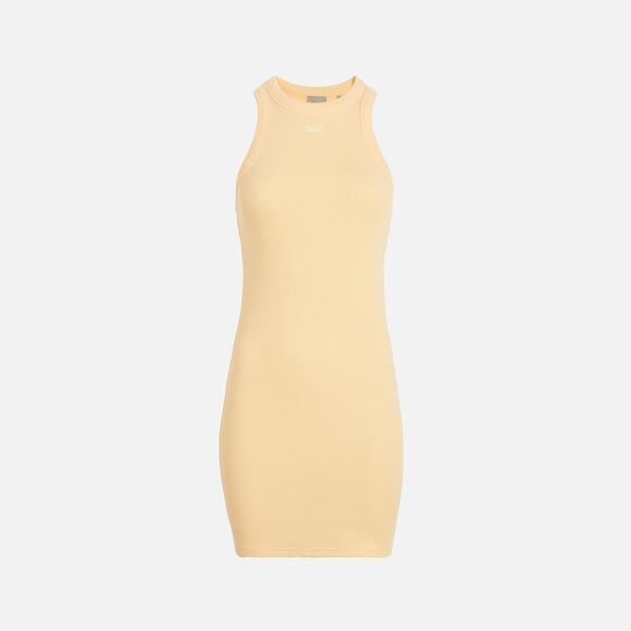 Kith Women's Lyra Waffle Mini Dress - Light/Pastel Orange L MSRP: $130